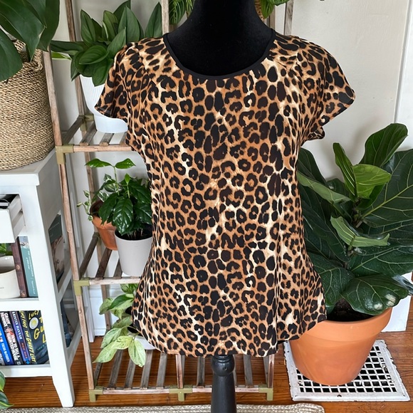 Express Tops - Express cheetah print top